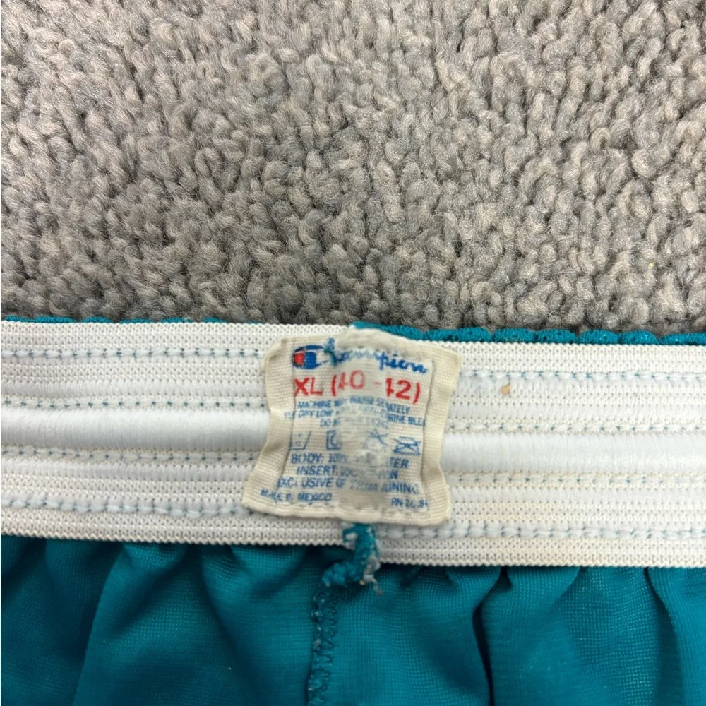 Vintage Detroit Pistons Champion‎ NBA Shorts Xl vtg RARE 90s
